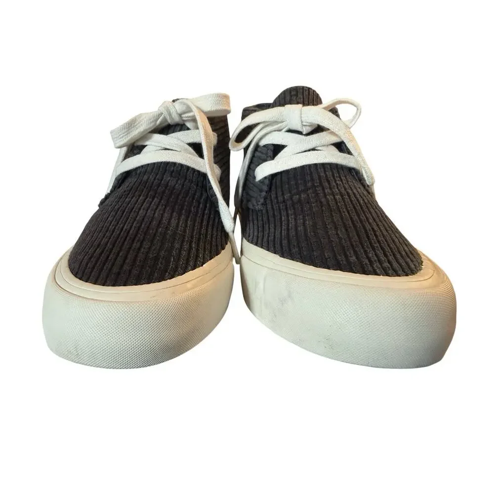 SeaVees Maslon Sneaker Poplin Navy Blue Corduroy Chukka Desert Boot  Womens 10